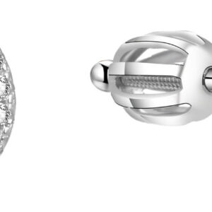 Beneto Stříbrné náušnice se zirkony AGUP1611S