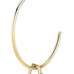 La Petite Story Romantická pozlacená single náušnice s přívěskem LPS02AQM16