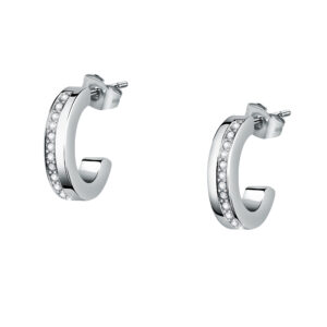 Morellato Jemné ocelové náušnice s krystaly Creole SAUP04