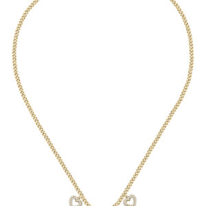 Morellato Romantický pozlacený náhrdelník s krystaly Incontri SAUQ12