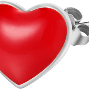 Rosato Stříbrná single náušnice Srdce Storie RZO019R