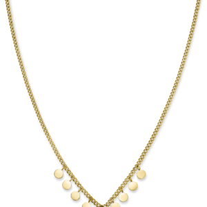 Rosefield Pozlacený ocelový náhrdelník s penízky Toccombo JTNMG-J444