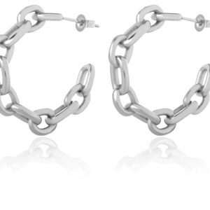 Troli Módní ocelové náušnice kruhy