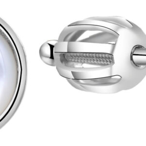 Beneto Stříbrné náušnice s perletí AGUP1651S