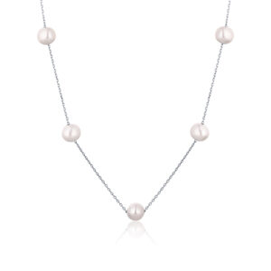 JwL Luxury Pearls Náhrdelník z něžných 5 pravých perel JL0755