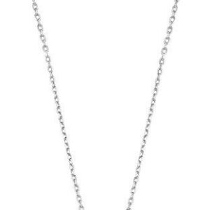 Lotus Silver Líbivý stříbrný náhrdelník s čirými zirkony Větvička LP3086-1/1