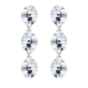 Preciosa Luxusní stříbrné náušnice Devotion s českým křišťálem Preciosa 6148 00