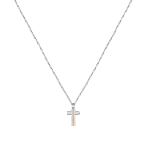 Morellato Pánský ocelový náhrdelník s křížkem Motown SALS44