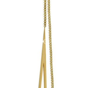 Troli Posuvný pozlacený náhrdelník s trojúhelníky