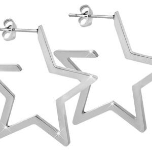 Troli Hvězdné ocelové náušnice