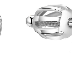 Beneto Třpytivé srdíčkové náušnice AGUP1488S