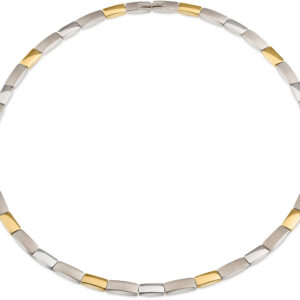 Boccia Titanium Nadčasový bicolor náhrdelník z titanu 08043-02