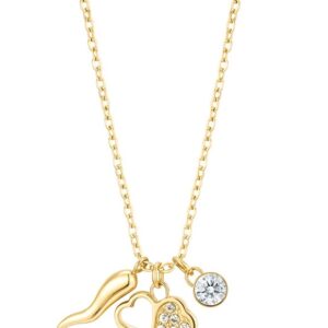 Brosway Půvabný pozlacený náhrdelník pro štěstí Chakra BHKN054