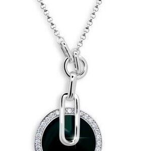 Modesi Originální stříbrný náhrdelník se zirkony JA51474CZ