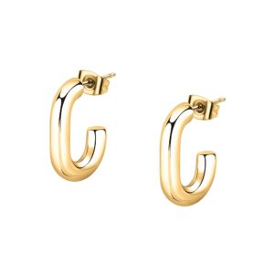 Morellato Minimalistické pozlacené náušnice Creole SAVN06