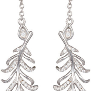 Preciosa Stříbrné náušnice s krystaly Joy 5189 00