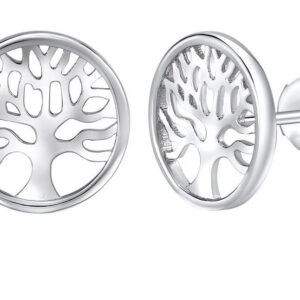 Silvego Stylové stříbrné náušnice Strom života JJJ851E