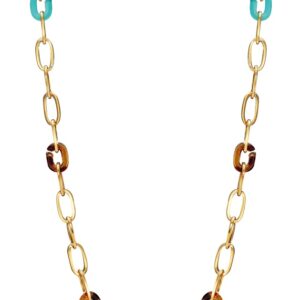 Viceroy Nápaditý pozlacený náhrdelník s pryskyřicí Chic 1399C01012