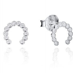 Viceroy Stříbrné náušnice se zirkony Podkova Popular 71054E000-30