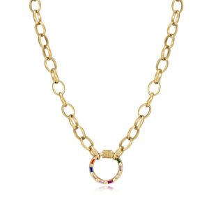 Viceroy Stylový pozlacený náhrdelník Chic 1379C01012