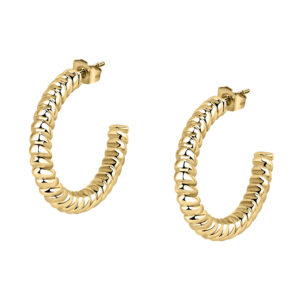 Morellato Elegantní pozlacené náušnice kruhy Creole SAUP02