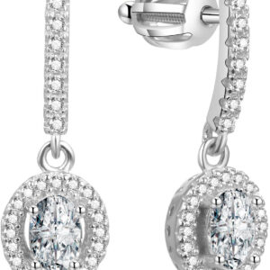 Beneto Stříbrné náušnice se zirkony TAGUP1647S