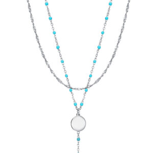 Viceroy Nadčasový ocelový náhrdelník Strom života Kiss 1390C01000