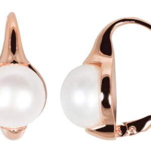 JwL Luxury Pearls Bronzové náušnice s pravými perlami JL0533