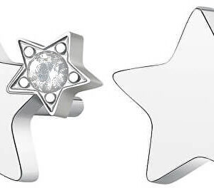 S'Agapõ Elegantní ocelové náušnice s krystaly CLICK SCK45