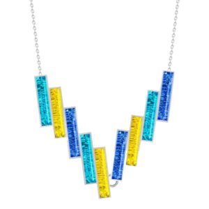 Preciosa Luxusní ocelový náhrdelník Desire s českým křišťálem Preciosa 7422 70