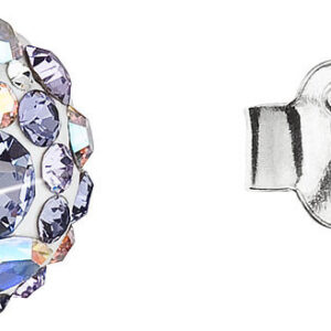 Evolution Group - Pavona Slušivé náušnice s krystaly Violet 31136.3