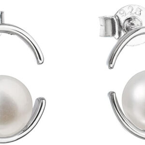 Evolution Group - Pavona Stříbrné náušnice pecky s pravými perlami Pavona 21021.1