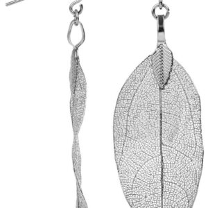 Troli Stříbrné náušnice Vavřínové listy Laurel