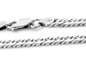 Beneto Exclusive Masivní stříbrný řetízek Pancer AGS1085 42 cm