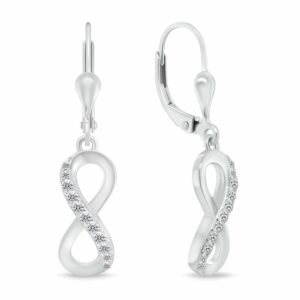 Brilio Silver Oblíbené stříbrné náušnice Nekonečno EA328W