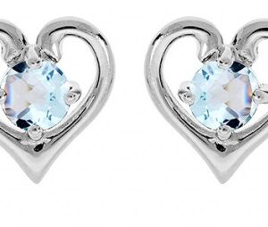 Brilio Silver Něžné stříbrné náušnice s topazem ME05096TZ