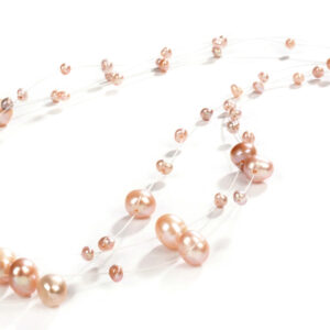 JwL Luxury Pearls Náhrdelník z levitujících pravých perel JL0324