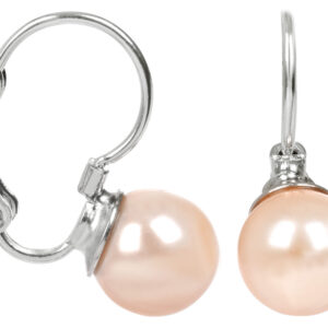 Levien Půvabné náušnice s perličkou Pearl Peach