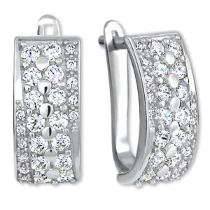 Soliter Luxusní stříbrné náušnice 436 001 00500 04