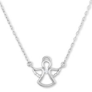Soliter Něžný stříbrný náhrdelník s andělíčkem 476 001 00145 04