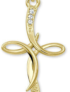 Soliter Originální křížek ze žlutého zlata 249 001 00471