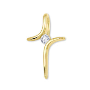 Soliter Originální zlatý křížek 246 001 00460