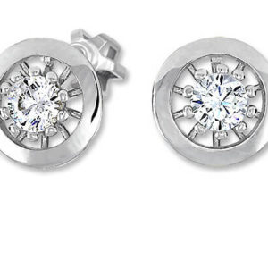 Soliter Půvabné stříbrné náušnice s krystaly 436 001 00530 04