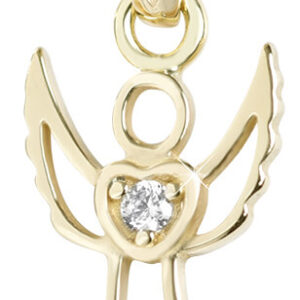 Soliter Půvabný zlatý přívěsek Anděl 249 001 00569