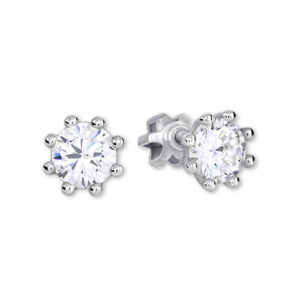 Soliter Stříbrné náušnice s krystalem 436 001 00417 04