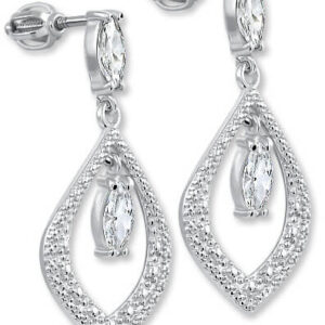 Soliter Stříbrné náušnice s krystaly 436 001 00412 04