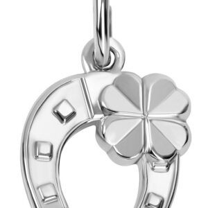 Soliter Stříbrný přívěsek podkova se čtyřlístkem 441 001 01663 04