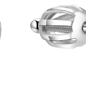 Beneto Třpytivé srdíčkové náušnice AGUP1486S