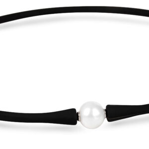 JwL Luxury Pearls Sportovní perlový náhrdelník černý JL0345