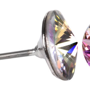 Levien Jemné peckové náušnice Rivoli Vitrail Light